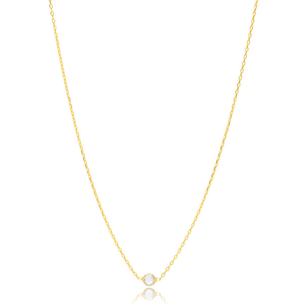 SOLITAIRE CRYSTAL CHOKER